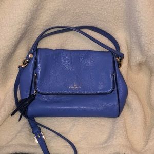 Blue Kate Purse with 3 different large compartment